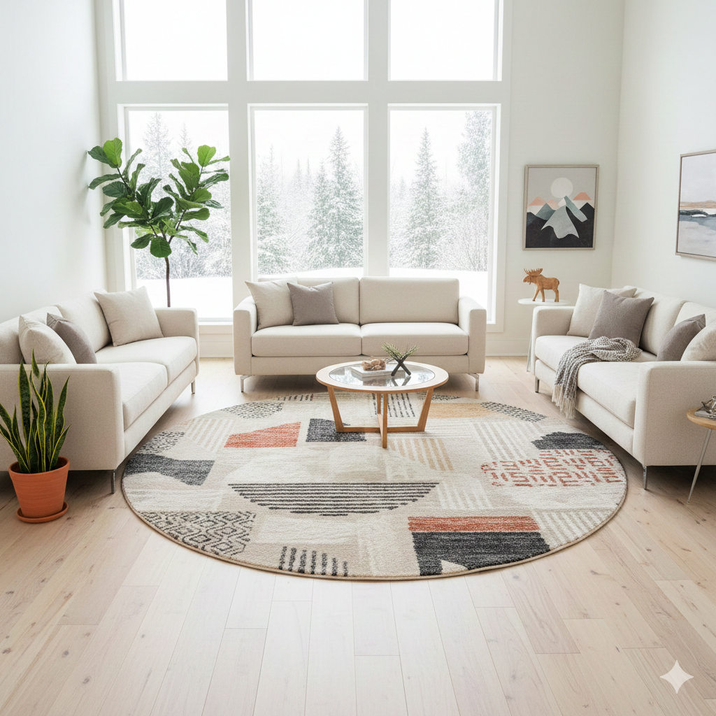Round Area Rugs in Canada